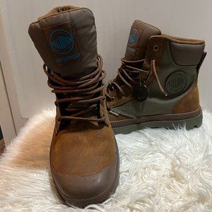 Men Palladium Brown/Olive Boots